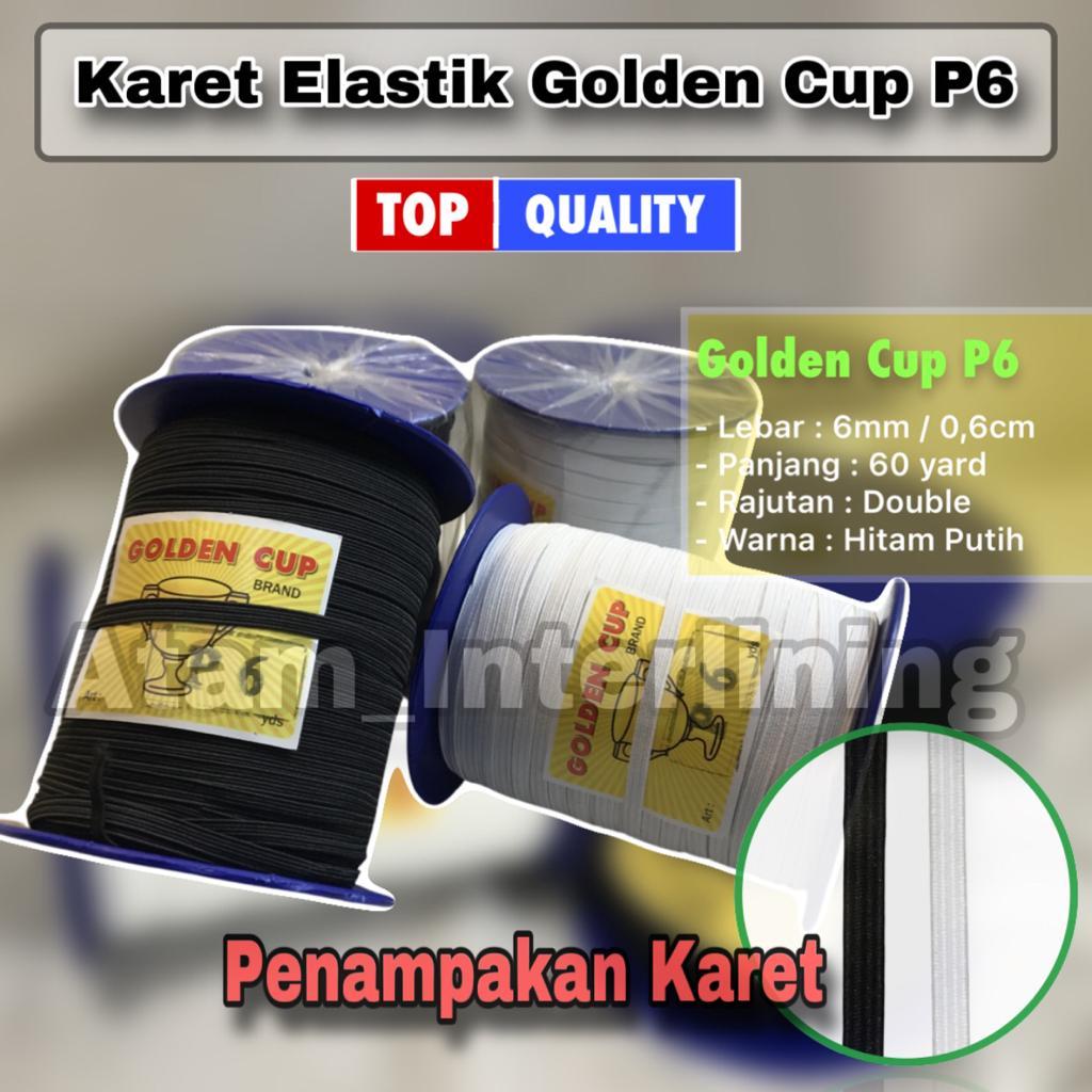 Karet Elastis 0,6CM GoldenCup P6 | karet bra | karet kolor | elastik baby | karet GOLDEN CUP | karet