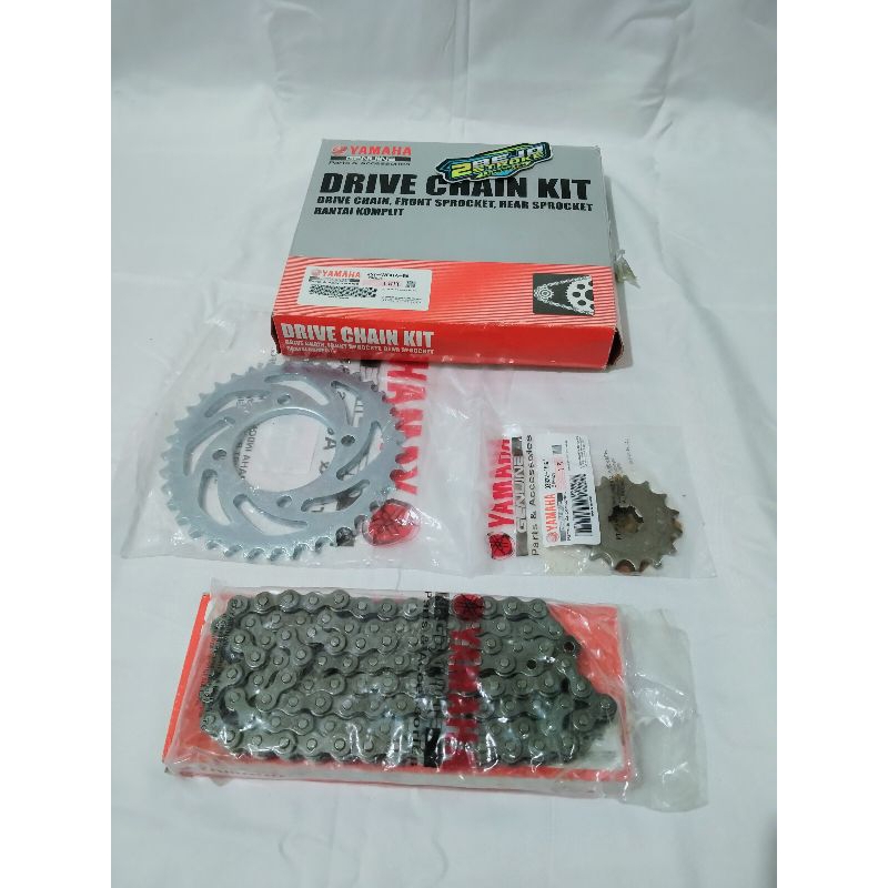 RANTAI GEAR SET DEPAN BELAKANG YAMAHA RXK RX KING ORIGINAL YGP