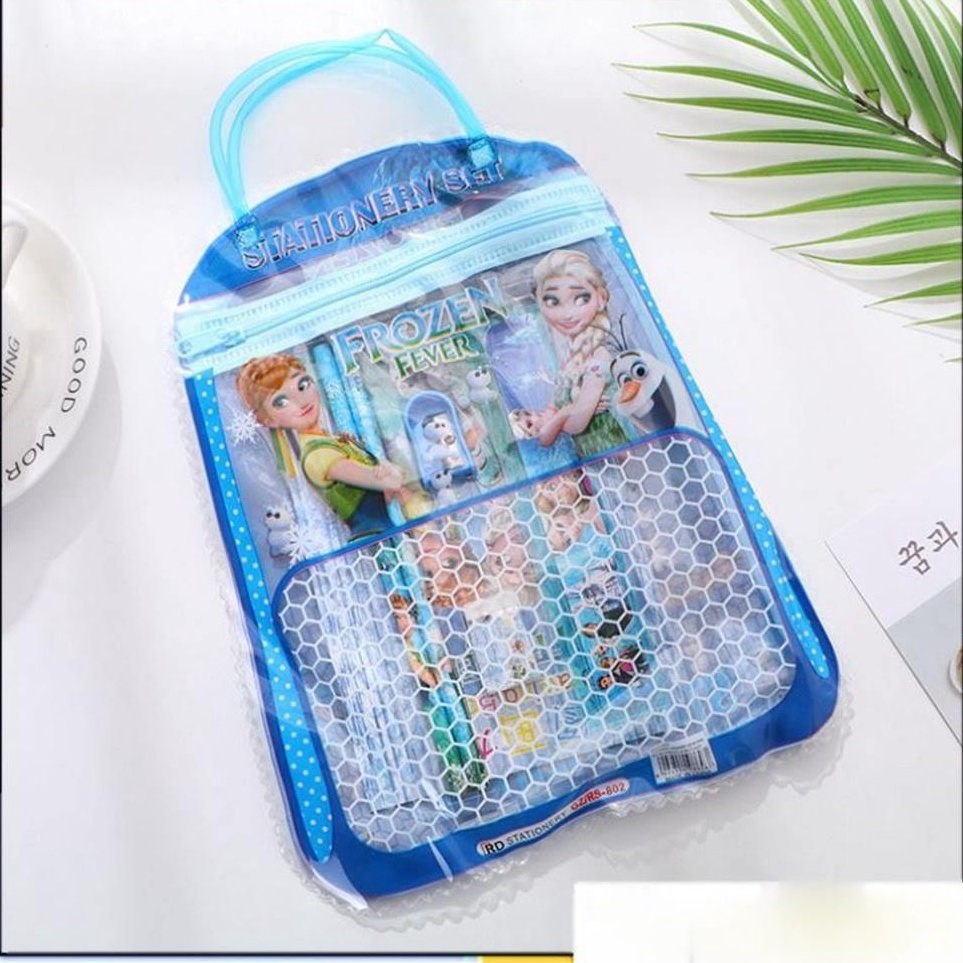 

Garansi Original Stationery Set 6 in 1 Free Bag Alat Tulis Anak Sekolah Buku Pulpen Penghapus Pengaris Import