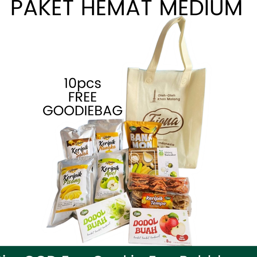 

SEGERA BELI PAKET OLEHOLEH Kripik Keripik Buah Khas Kota Malang MEDIUM HEMAT Apel Nangka Pisang Nanas Mangga Rambutan