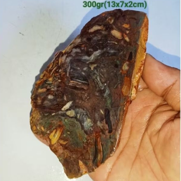 batu pancawarna Garut tembaga (539)