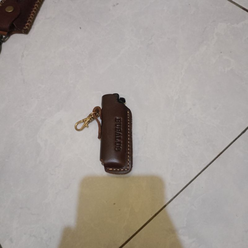 SARUNG KOREK API WADAH KOREK TOKAI CRICKET COVER KOREK BAHAN KULIT ASLI