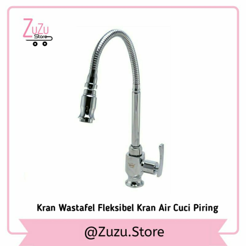 Kran Wastafel Fleksibel Kran Air Cuci Piring - Kran Air Wastafel Fleksibel Dinding / Tembok