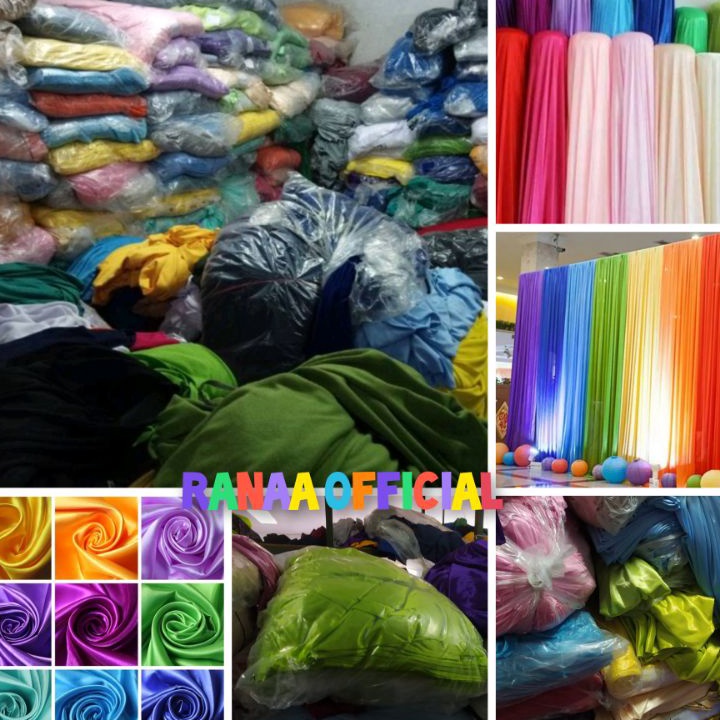 FLAS SALE Kain dekor dekorasi abutai filamin habute habutai kiloan