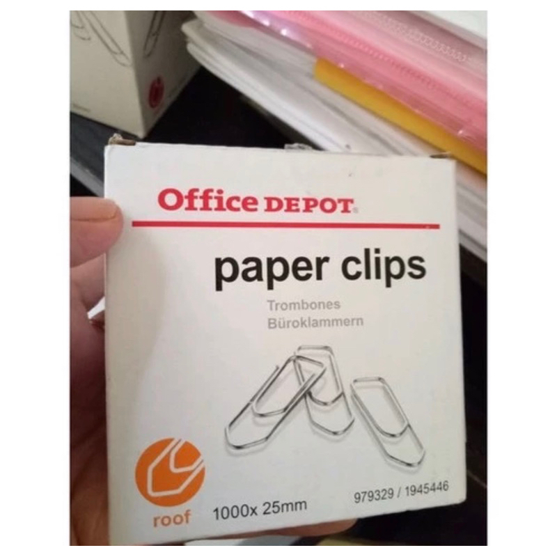 

Paper clip Office depot No. 3 , Penjepit kertas no 3