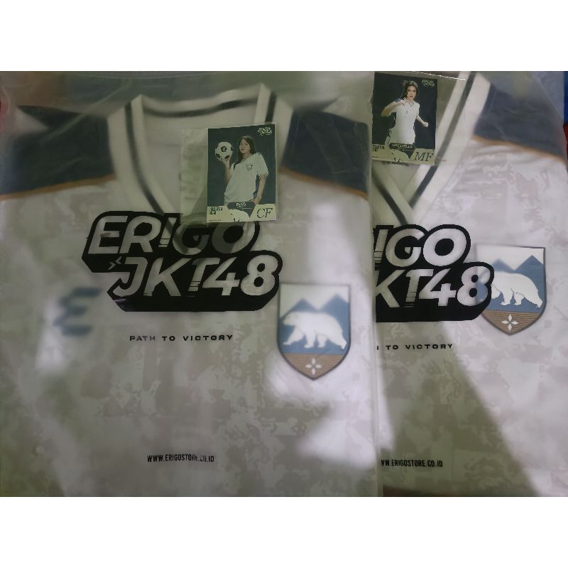 Jersey Erigo x Jkt48 Tim Putih Celestial Bear Adel, Greesel