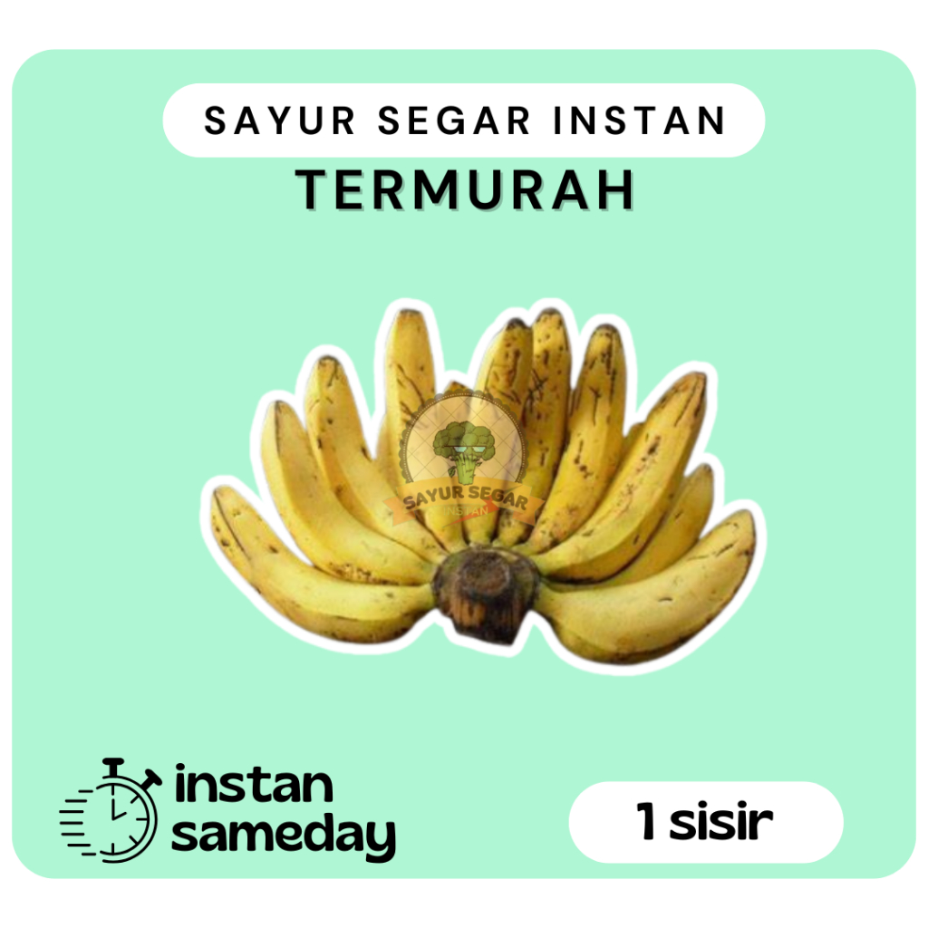 

Pisang Ambon 1sisir - Sayur Segar Instan