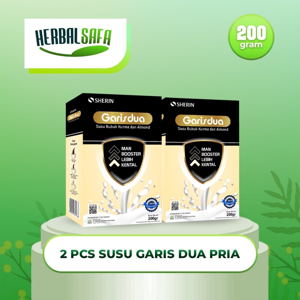 

Susu Garisdua Pria Etawa Premium BUNDLE 2PCS 200 gram