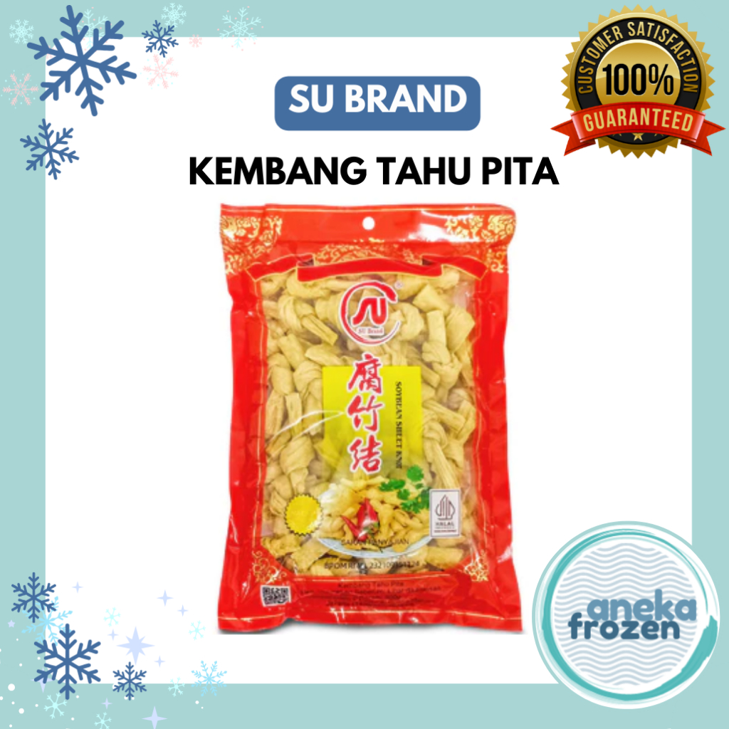 

[300gram] SU Brand Kembang Tahu Pita 300g aneka frozen malang