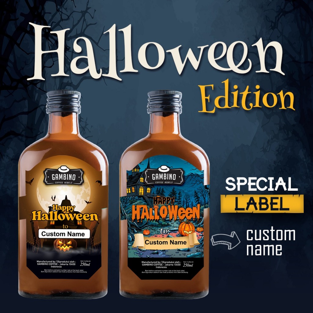 

GAMBINO COFFEE LATTE & BLACK EDISI HALLOWEEN (HARGA SPECIAL)