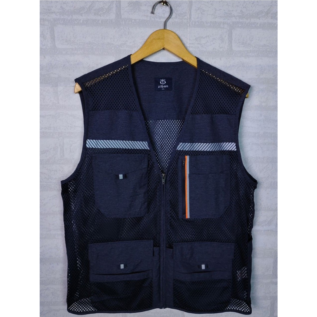 ZIBEN ROMPI SIZE XL - UTILITY FISHING VEST SAFETY TACTICAL VEST