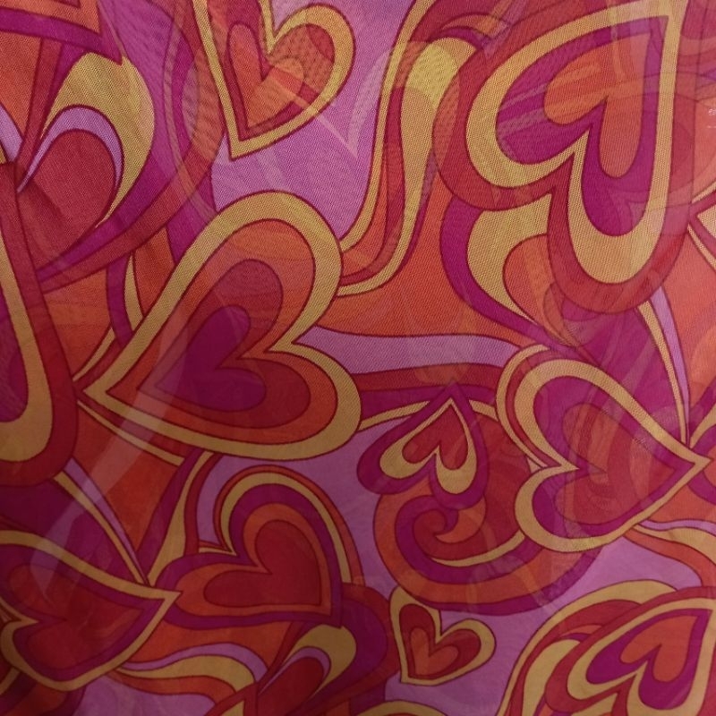 1/2 meter Kain Tulle | Bahan Tulle | Kain Meteran | Tulle Motif | Bahan Import