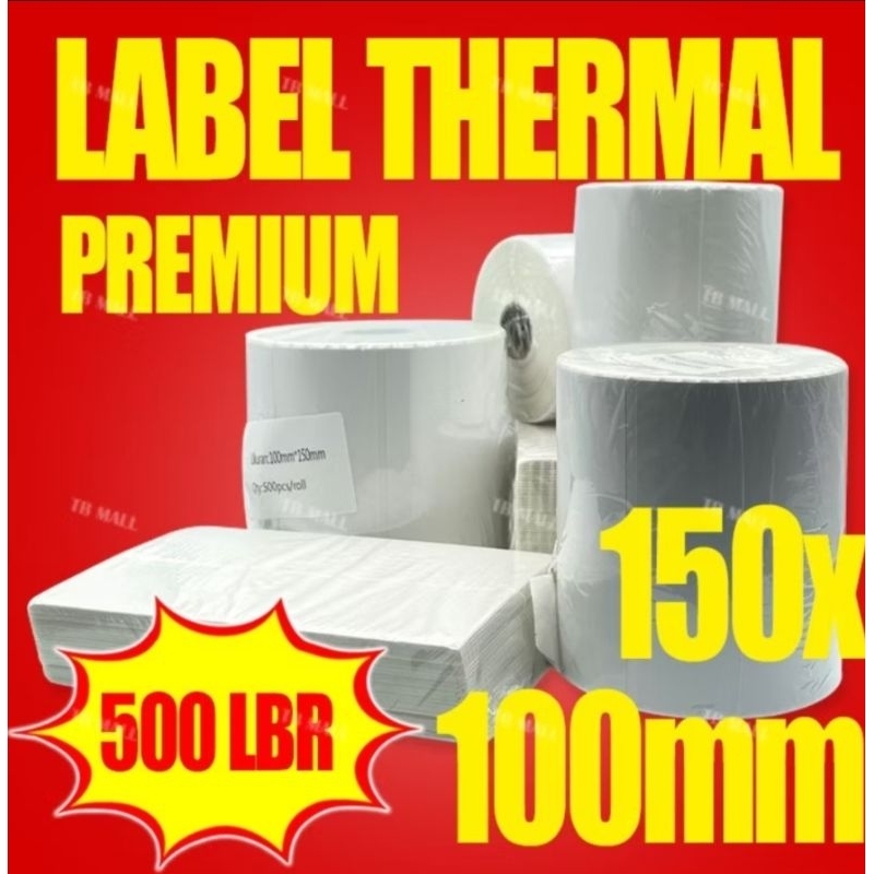 

Thermal paper 100 x 150 ( 500 pcs ) / sticker thermal 500 pcs