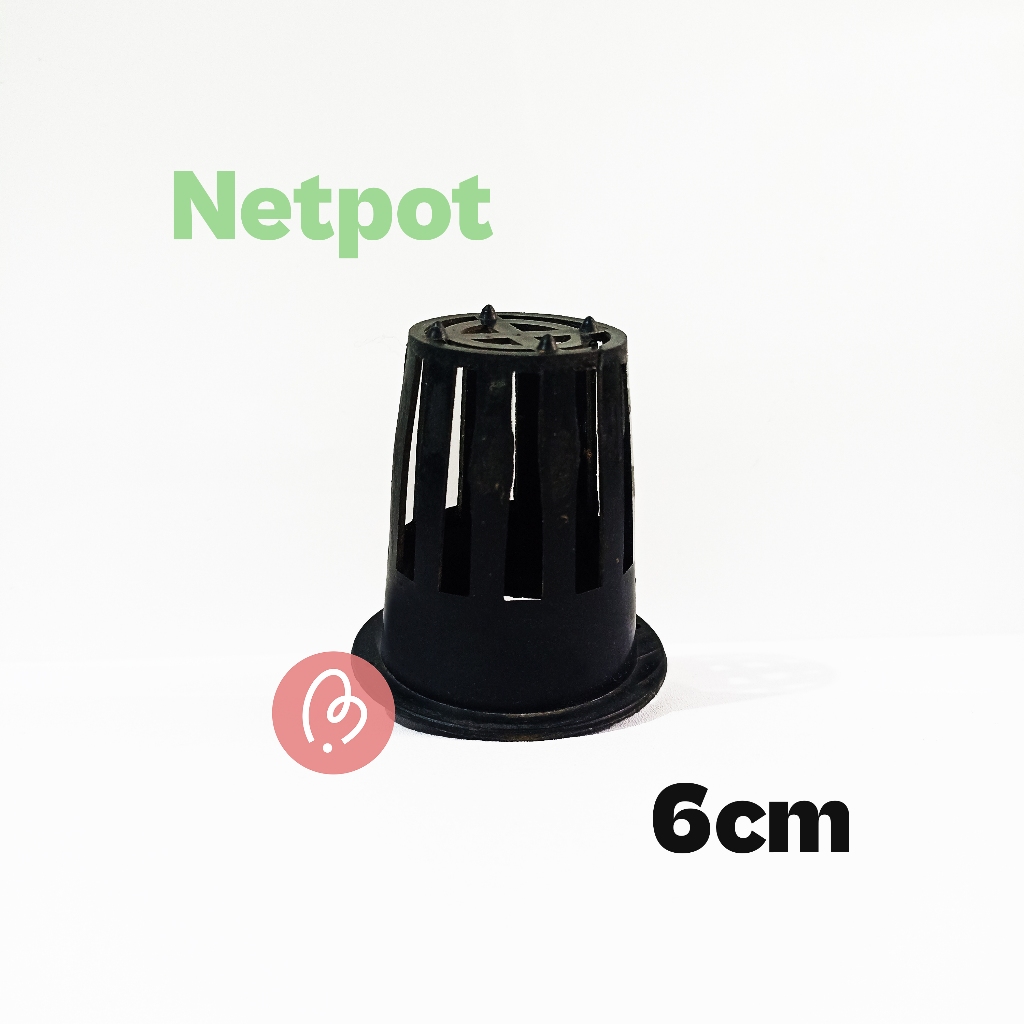 Mediapoint - Netpot Hidroponik Jaring Pot Hidroponik 6cm Hitam