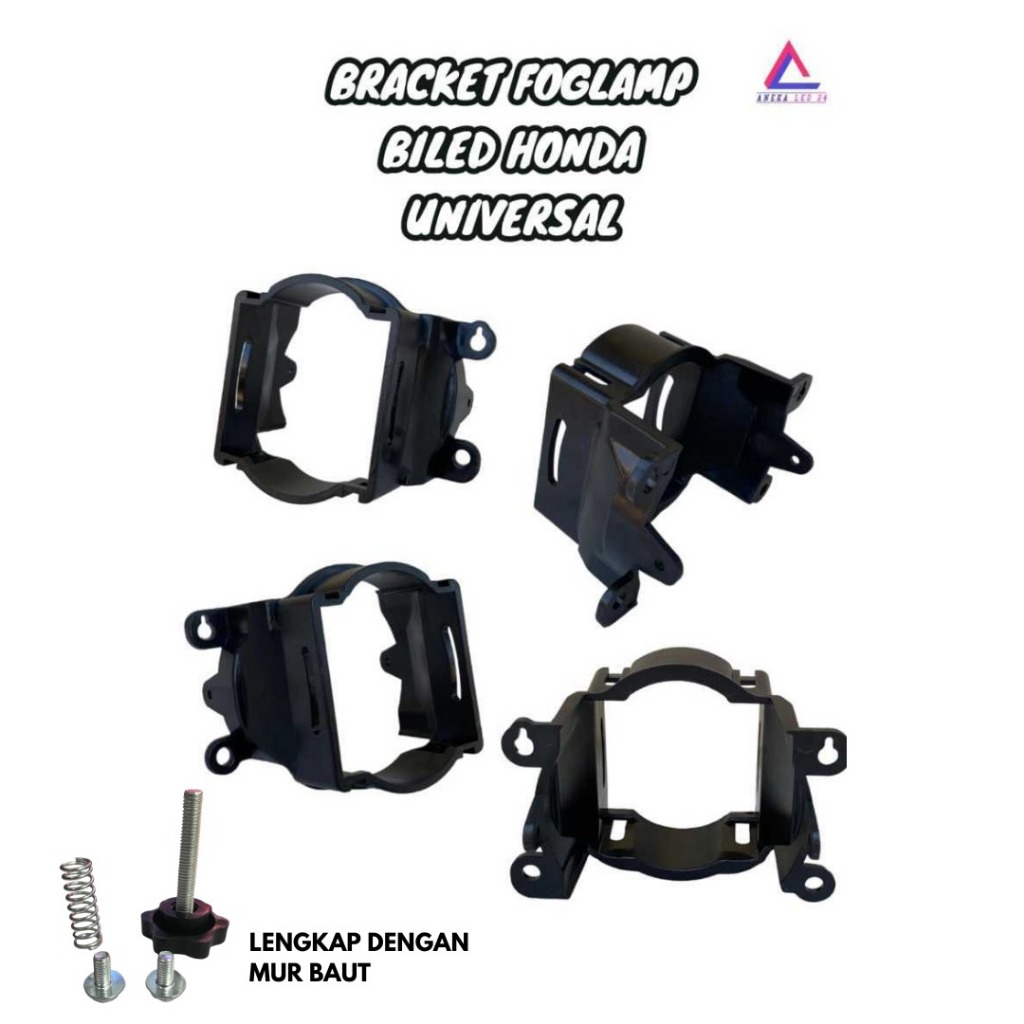 Braket Bracket Breket Foglamp Biled Honda Bracket Foglamp Biled Pojector Honda Universal