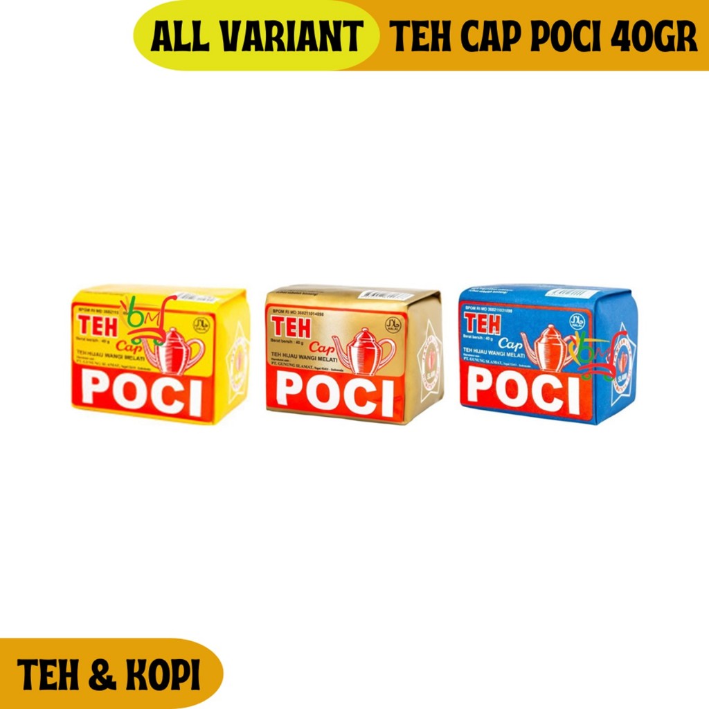 

Teh Cap Poci Tubruk Kemasan 40gr All Variant