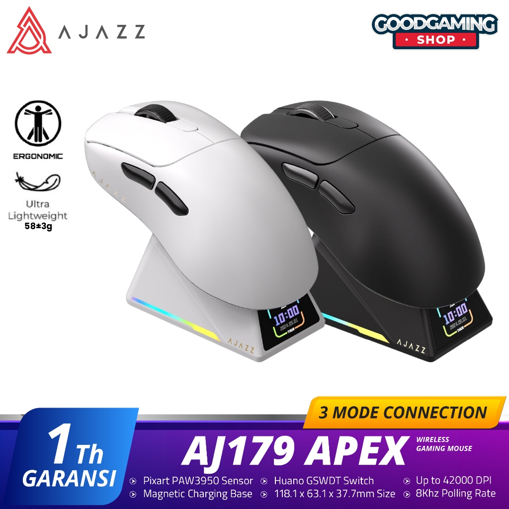 AJAZZ AJ179 APEX Wired & 2.4G / Bluetooth Wireless Gaming Mouse