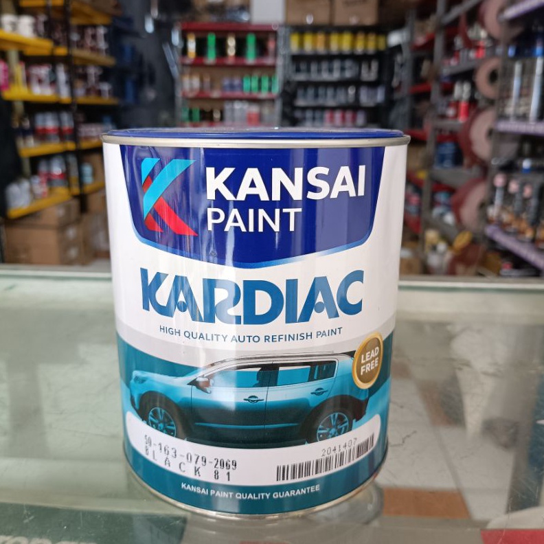 

KODE S13A Kardiac black cat hitam gloss pekat 1L