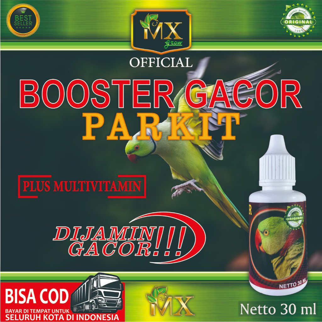 Booster Gacor Burung Parkit / Vitamin Burung Parkit