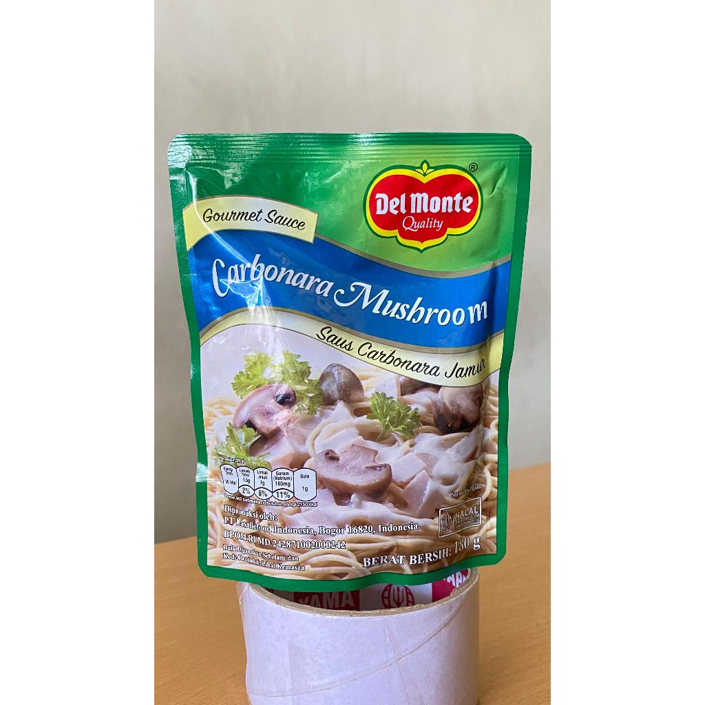 

Del Monte Saus Carbonara Mushroom 180g