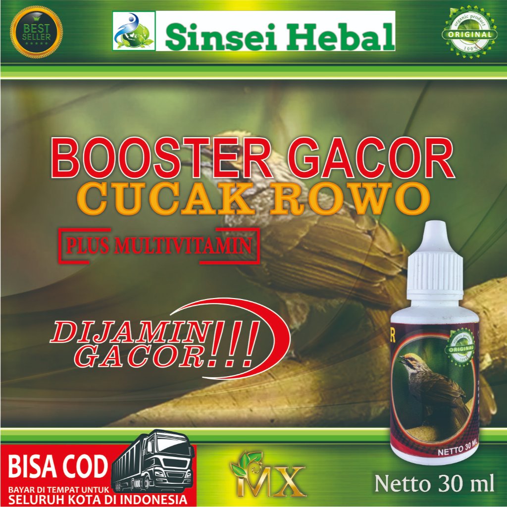 Booster Gacor Burung Cucak Rowo | Vitamin Burung Cucak Rowo