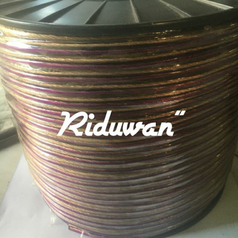 10meter  kabel serabut 2x80/Kabel transparan  SERABUT TEBAL 2X80