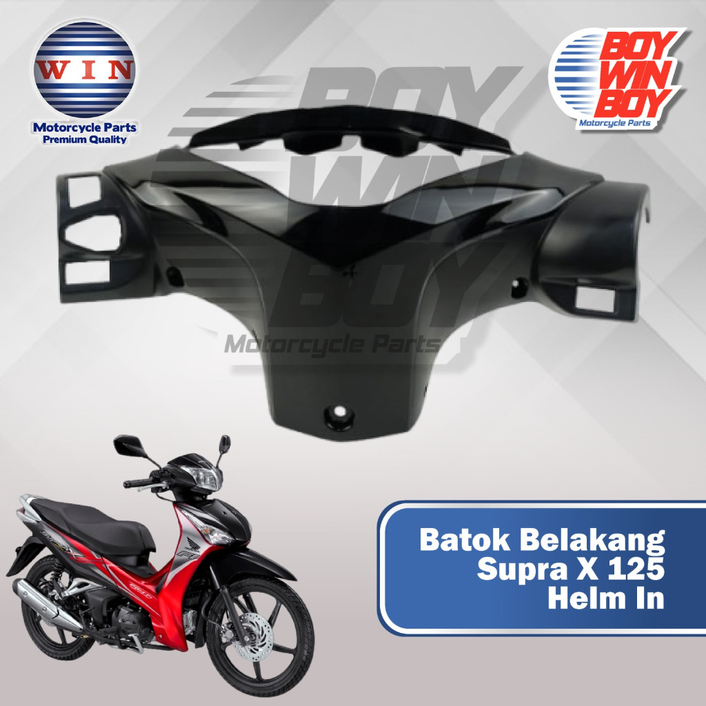 Rear handle Cover Supra X 125 Helm IN. Batok Belakang Supra X 125 Helm In