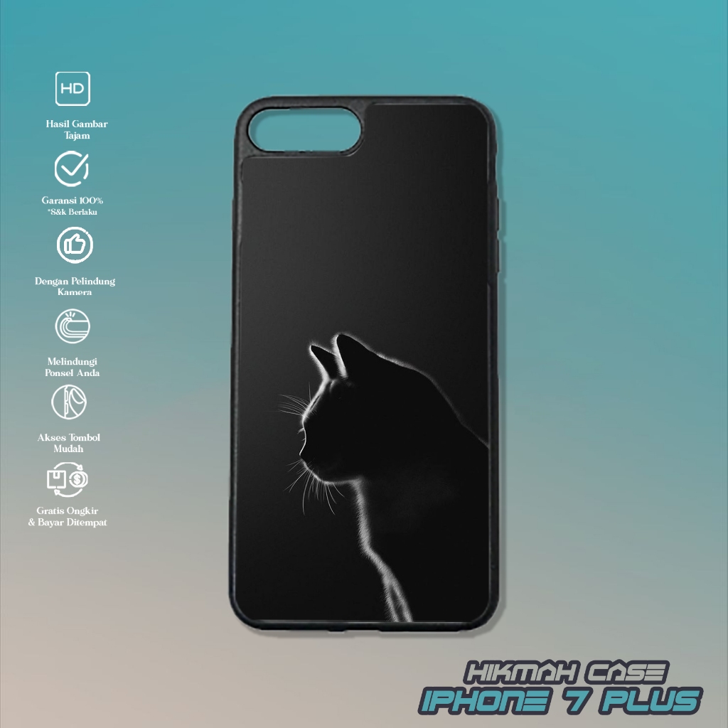 Case Iphone 7 Plus - Casing Hp Iphone 7 Plus - Motif ( KITTEN ) - Silikon Hp Iphone 7 Plus - Softcas