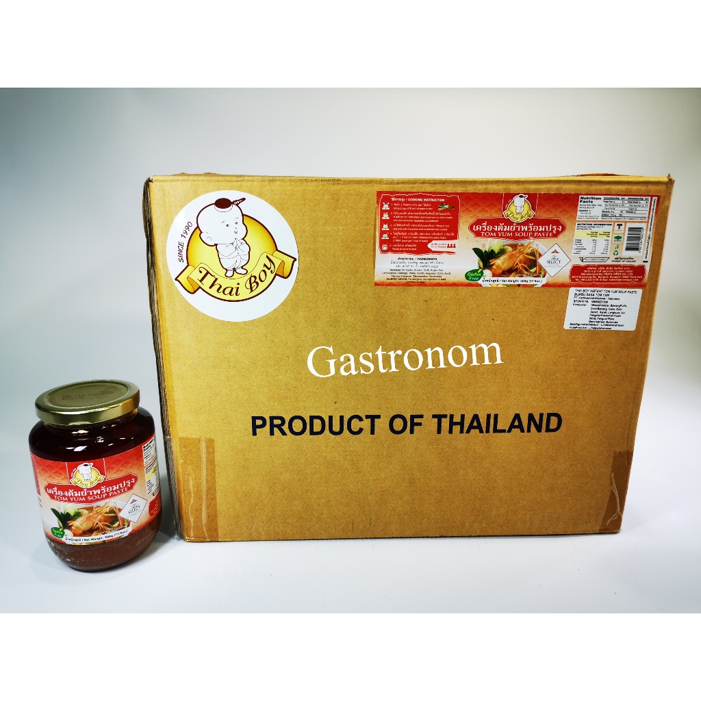 

Bumbu Sop Tom Yum Thai Boy / Saos Tom Yam 24x500 gr - Karton