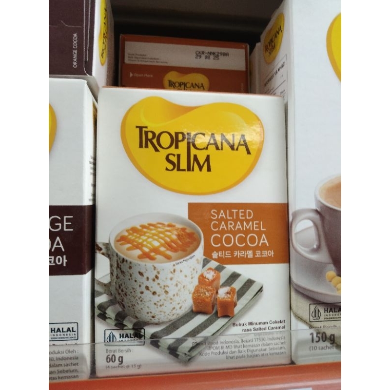 

Tropicana Slim salted caramel cocoa 4x14 gram