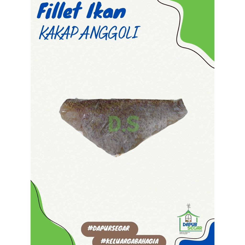 

Fillet kakap anggoli/angkoli frozen no pengawet