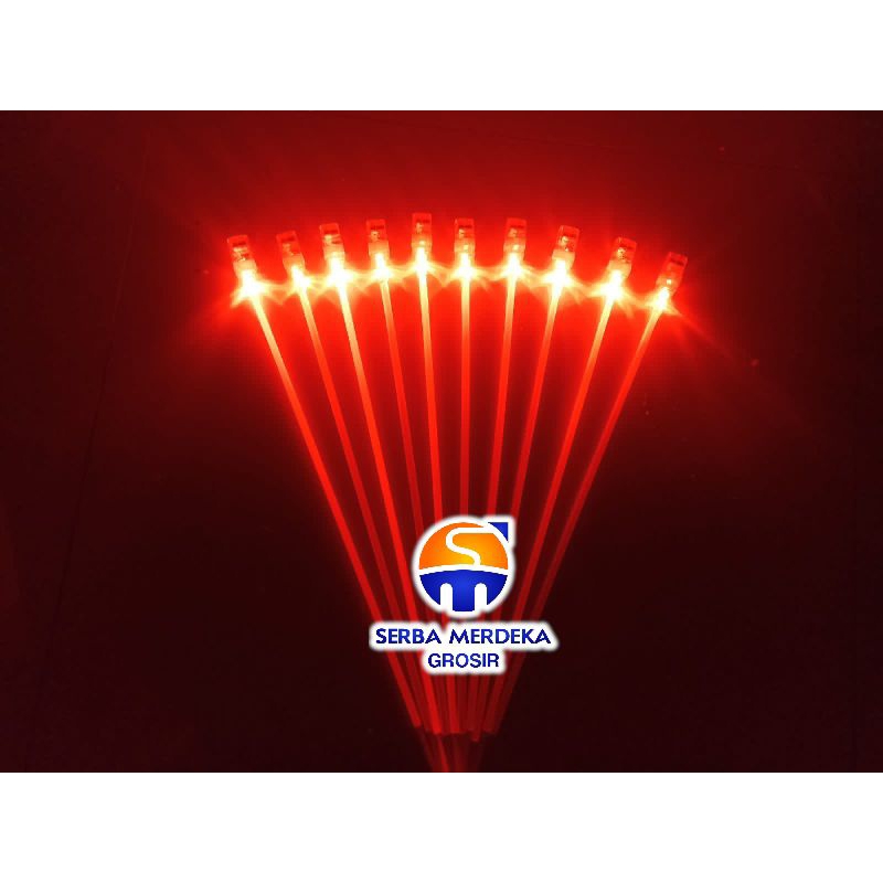 lampu takbiran lighstick ligh stick tongkat stik LED MERAH obor elektrik Oncor elektrik nyala kpop g
