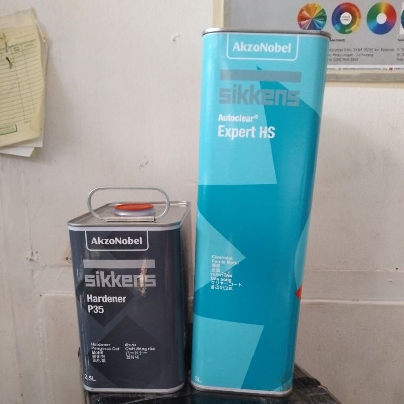 Clear coat sikkens Expert Hs +Hardiner p35 5 L