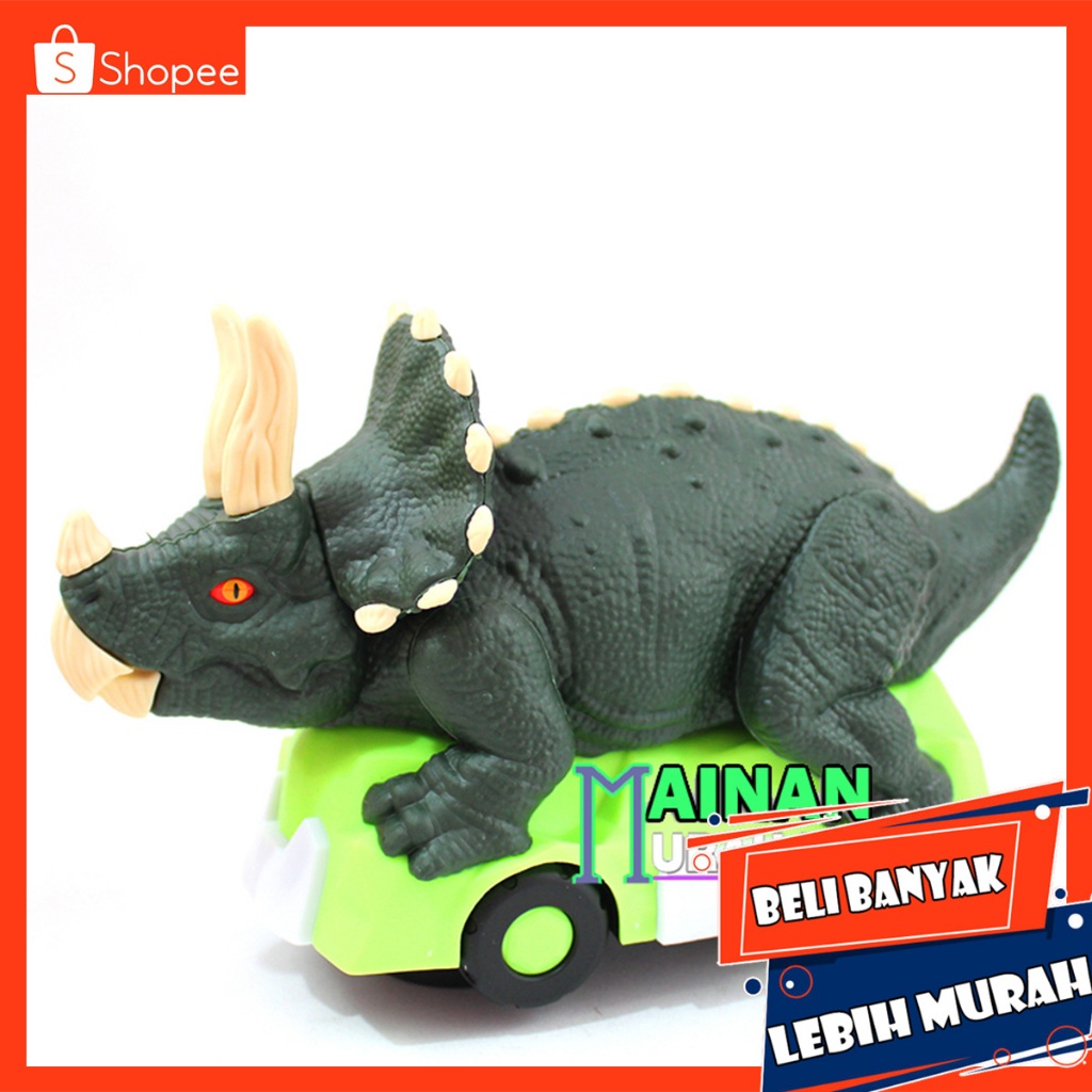MAINAN ANAK MURAH BO07 MAGIC CAR DINOSAURS TRICERATOPS