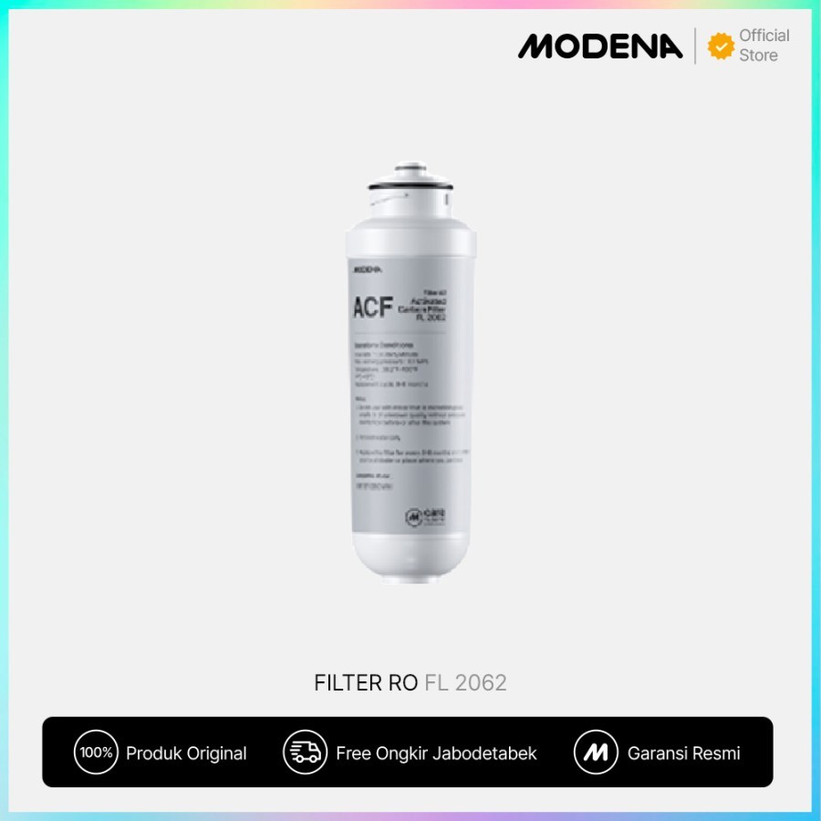 Modena Filter Water Filtration FL 2062 (ACF) - Penyaring Air Aktif Karbon
