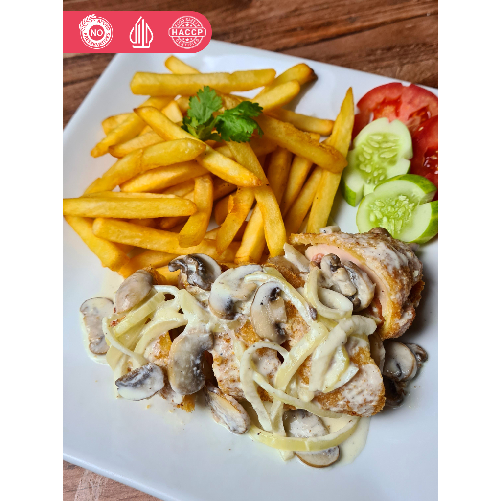 

GRAB GOSEND INSTANT only - Chicken Cordon Bleu with Fries MISOL