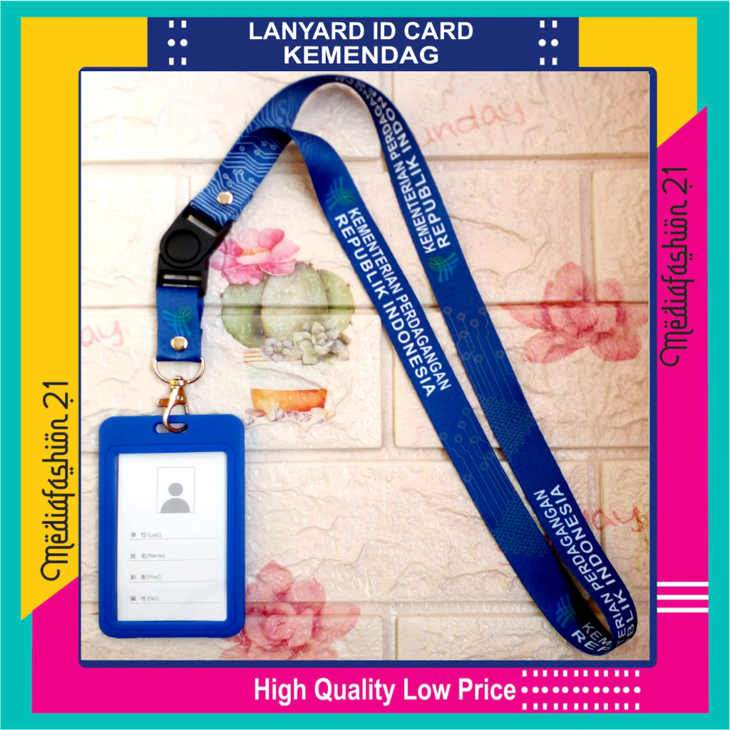 

Lanyard Tali Gantungan ID Card KEMENDAG (Kementerian Perdagangan) Free Strap Gantungan Flashdisk