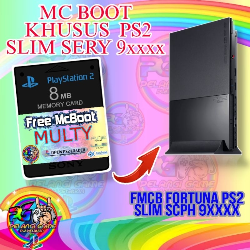 MC BOOT MEMORY CARD PS2 FORTUNA SCPH 9xxx