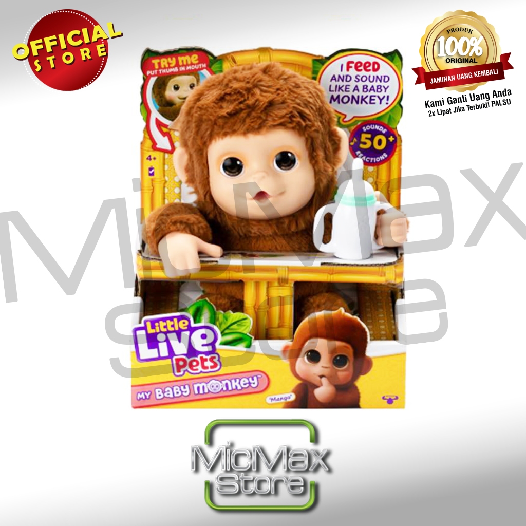 Little Live Pets My Baby Monkey Mango 26558
