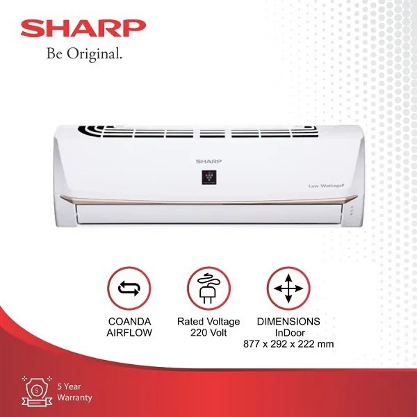 SHARP AC Low Wattage with Plasmacluster Series 1,5 PK AH-AP12UHL UNIT ONLY - GARANSI RESMI