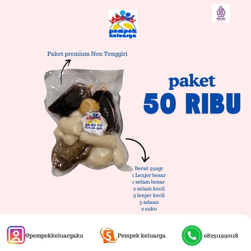 

Pempek Paket Frozen Vakum Jumbo