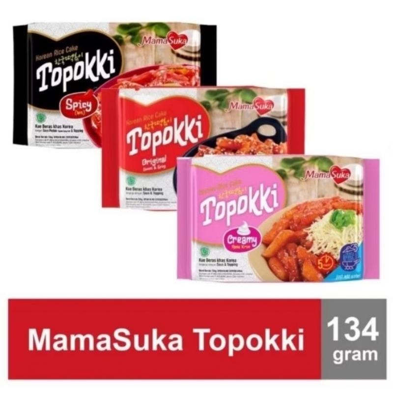 

Toppoki Mamasuka spicy & creamy 134gr
