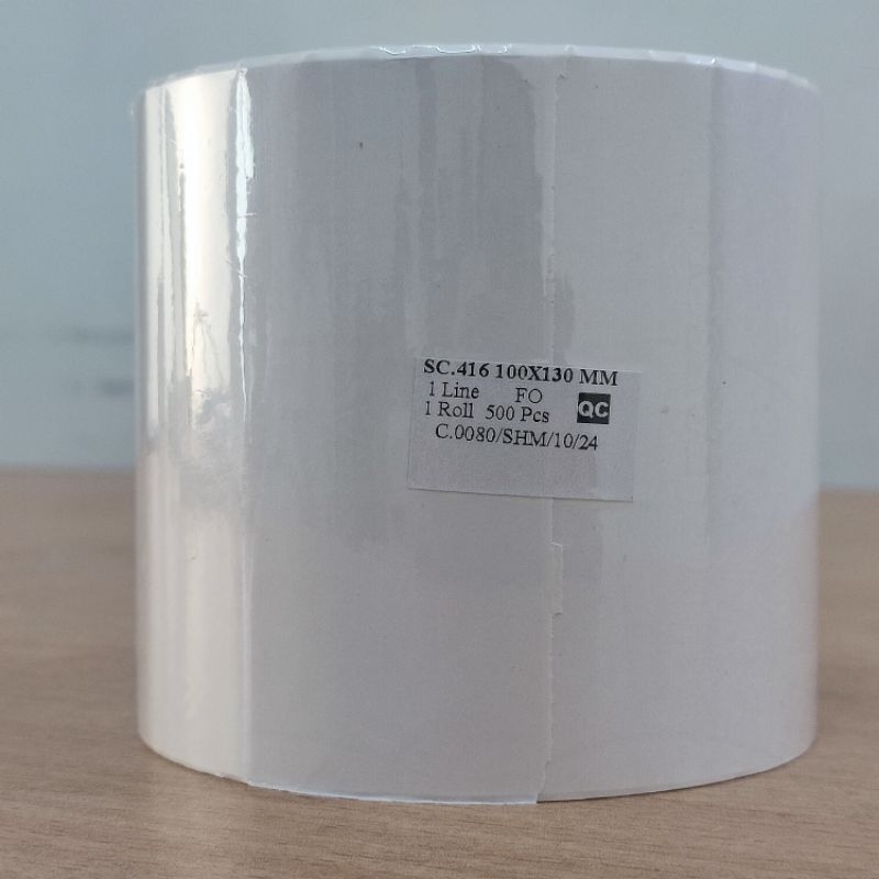 

LABEL SEMICOATED 100x130 ISI 500 PCS CORE 1,5 INCH STICKER 100 x 130
