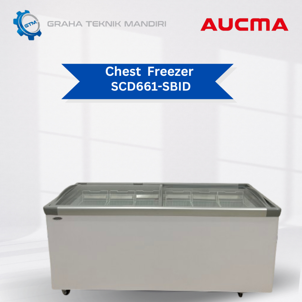 Aucma Upright Freezer SCD661-SBID (SHOW UNIT)