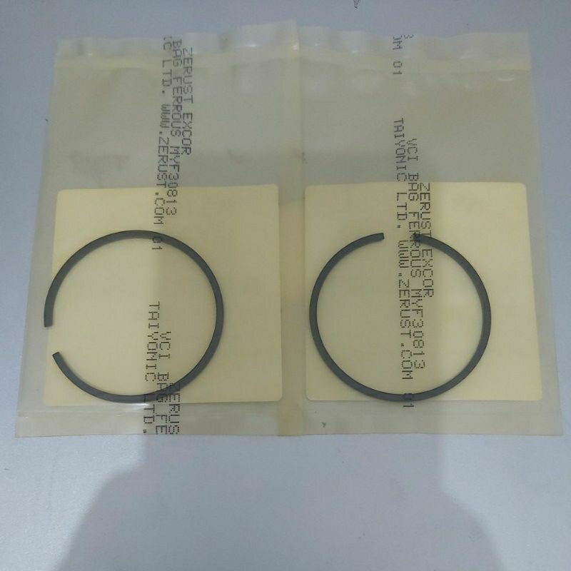 Piston ring set mesin tempel Tohatsu 9.8pk (1 set ada 2 ring). Asli