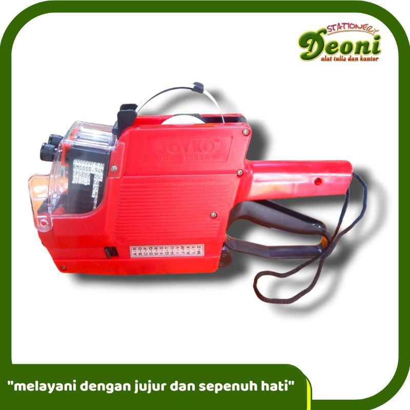 

Joyko Labeller Alat Label Tembak 2 Line MX-6600A