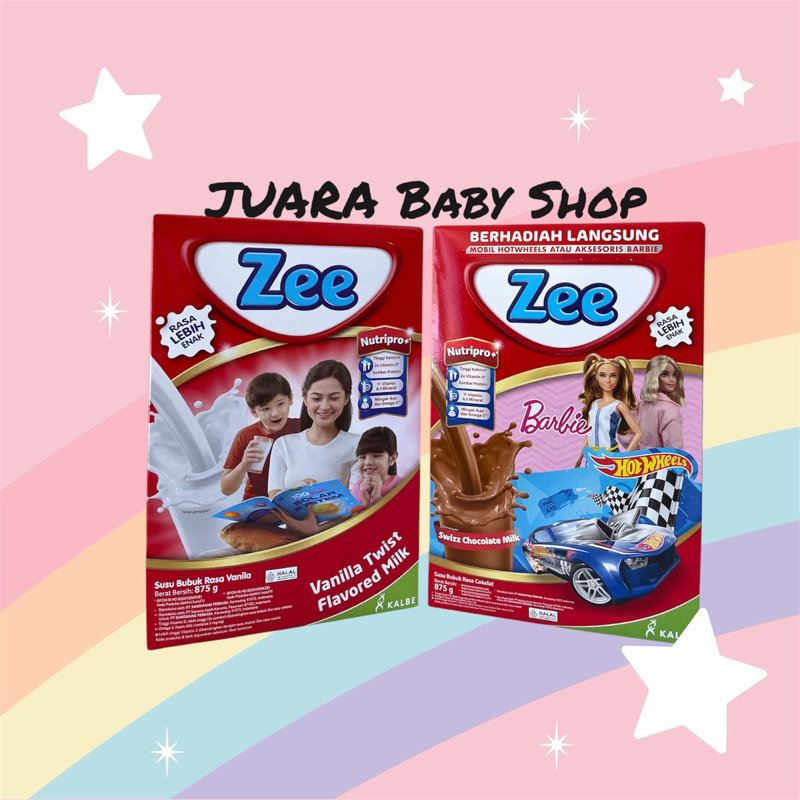 

ZEE REGULER JUMBO RASA VANILA / COKELAT 875 gr