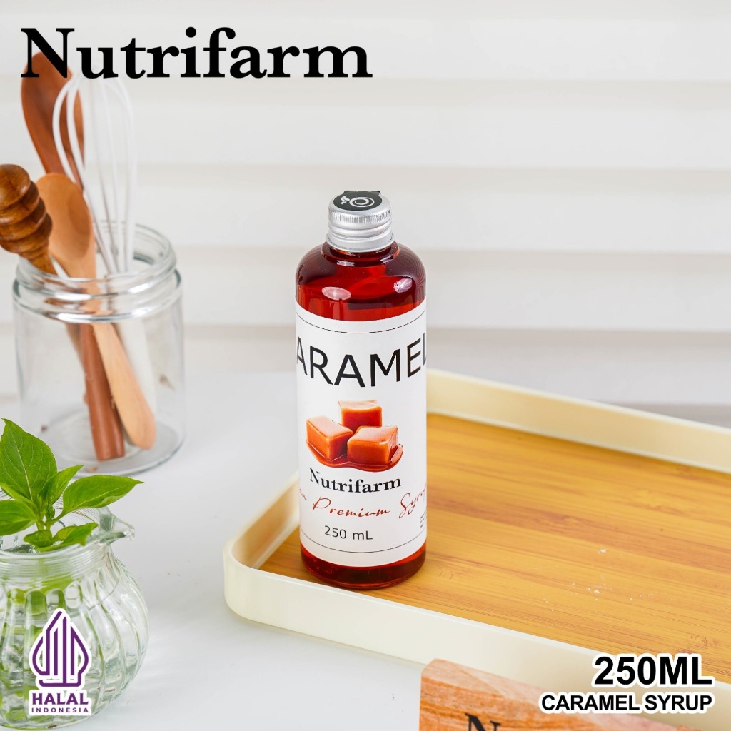 

NUTRIFARM SIRUP CARAMEL 250ML UNTUK KOPI STARBUCKS TRIESTE ABC MORIN DAVINCI TOFICO DENALI TOFFIN JANJI JIWA MARJAN / CARAMEL