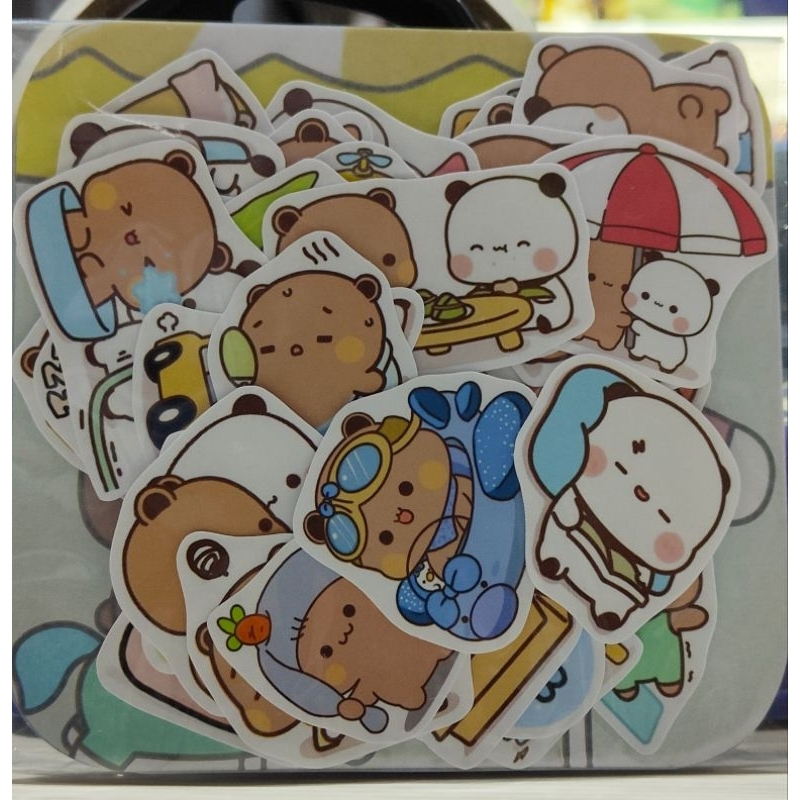 

STICKER LUCU BEAR & PANDA
