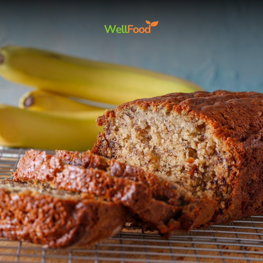 

Banana Bread WellFood. Camilan healthy low carb cakery snack diet, snack diabet, snack sehat